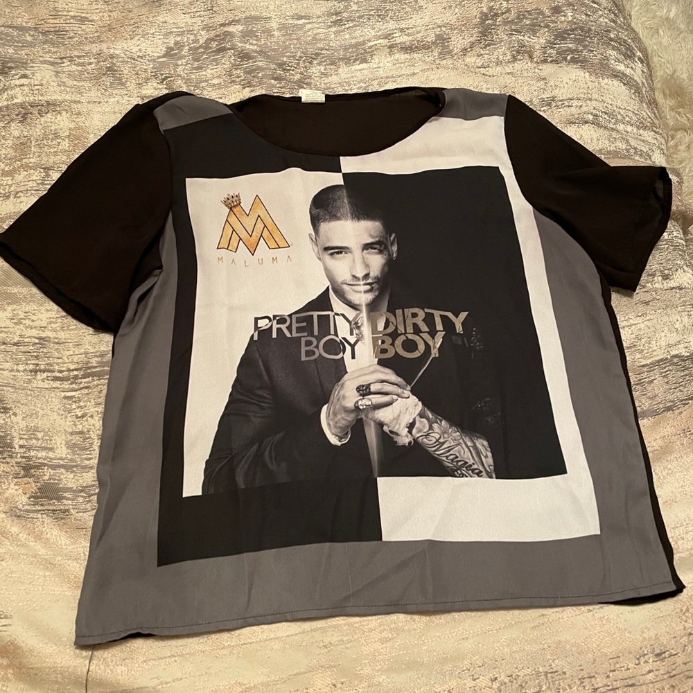 Maluma concert shirt